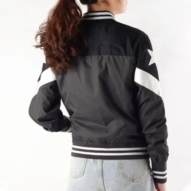 Converse Baseball Ceket Qadın Boz 4