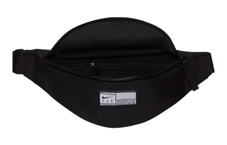 Nike Heritage Fabric Crossbody Bag, Fanny Pack, Sling Bag Regular Unisex Black 4