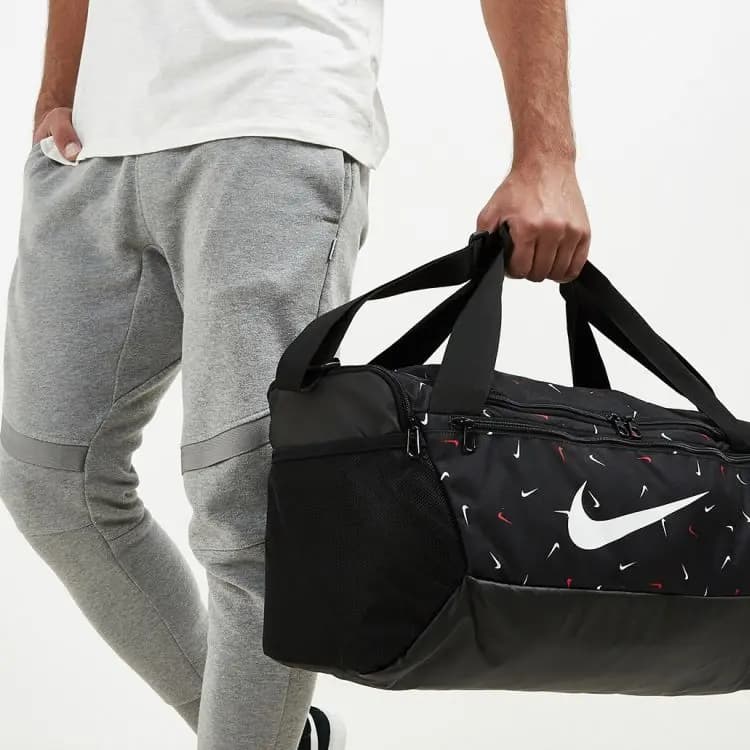 Nike Polyester Shoulder Bag, Travel Bag Unisex Black 5