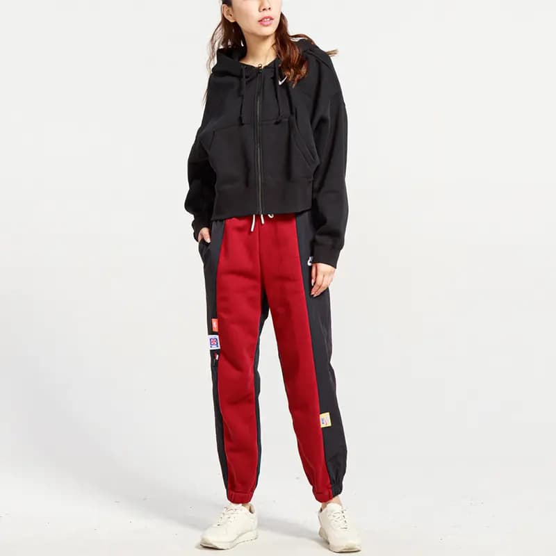 Nike Qadın Fleece Pencəyi Qara 5
