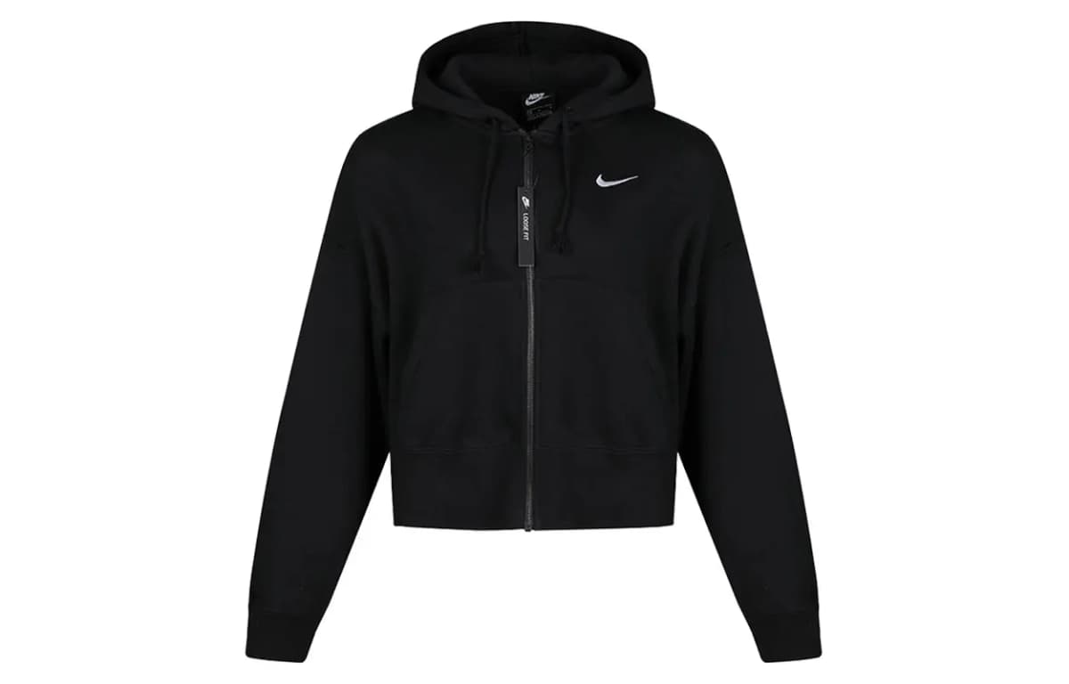 Nike Qadın Fleece Pencəyi Qara