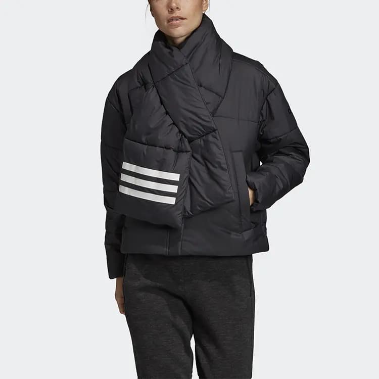 adidas Qadın Puffer Kurtkası Qara 4