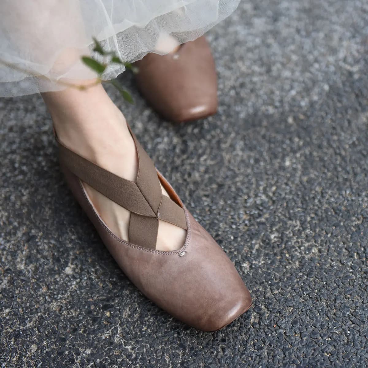 ARTMU Chunky Heel Mary Jane Shoes 2cm Women's 19
