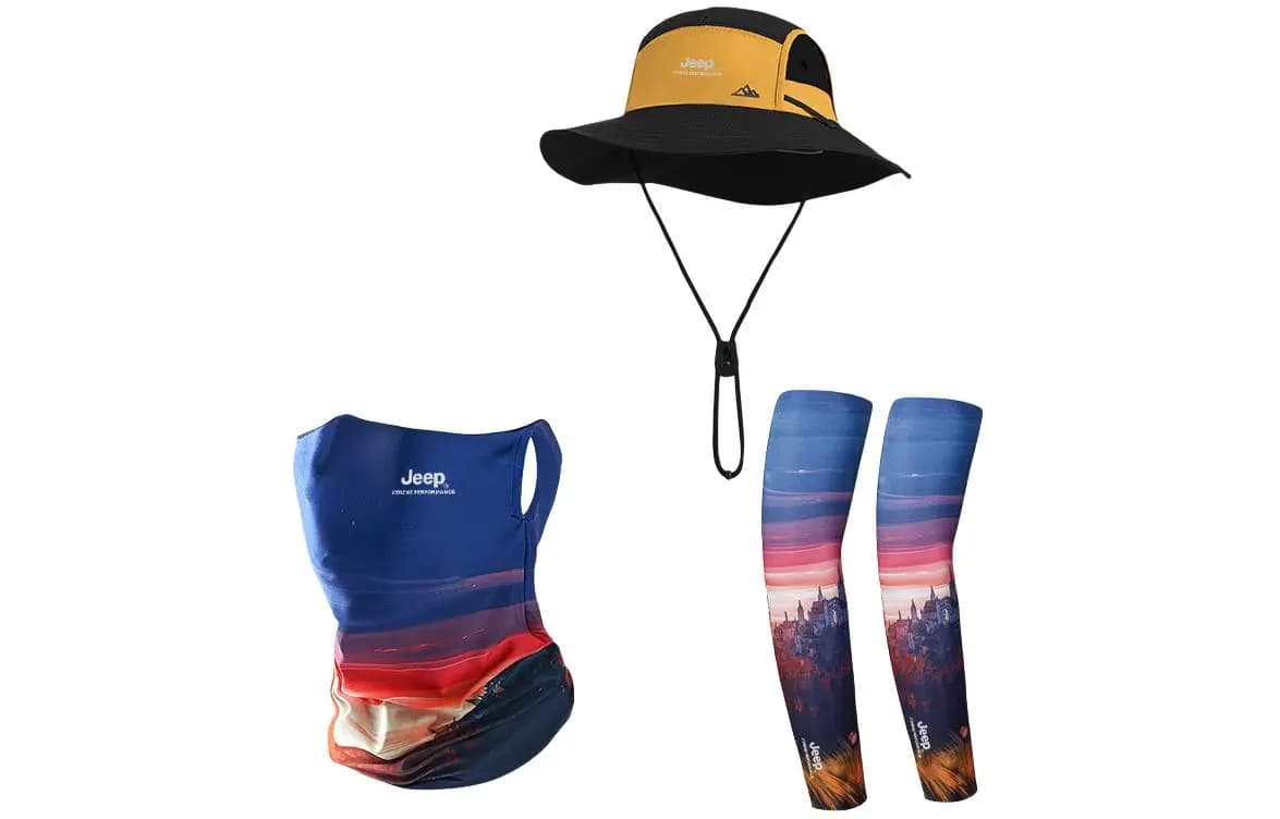 Jeep UV Protection Sun Hat Hiking Hat Polyester Sun Hat Unisex 8