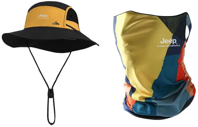 Jeep UV Protection Sun Hat Hiking Hat Polyester Sun Hat Unisex 4