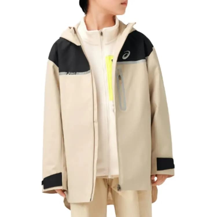Asics Sports Performance Kapüşonlu Jaket Xaki 3