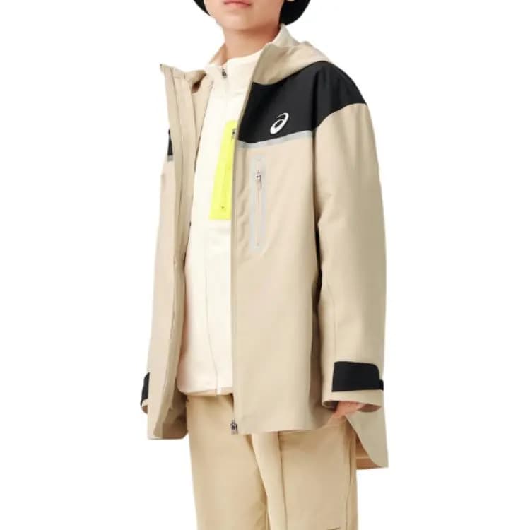 Asics Sports Performance Kapüşonlu Jaket Xaki 5