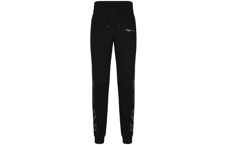 OFF WHITE SS21 Kişi İdman Şalvarı Qara