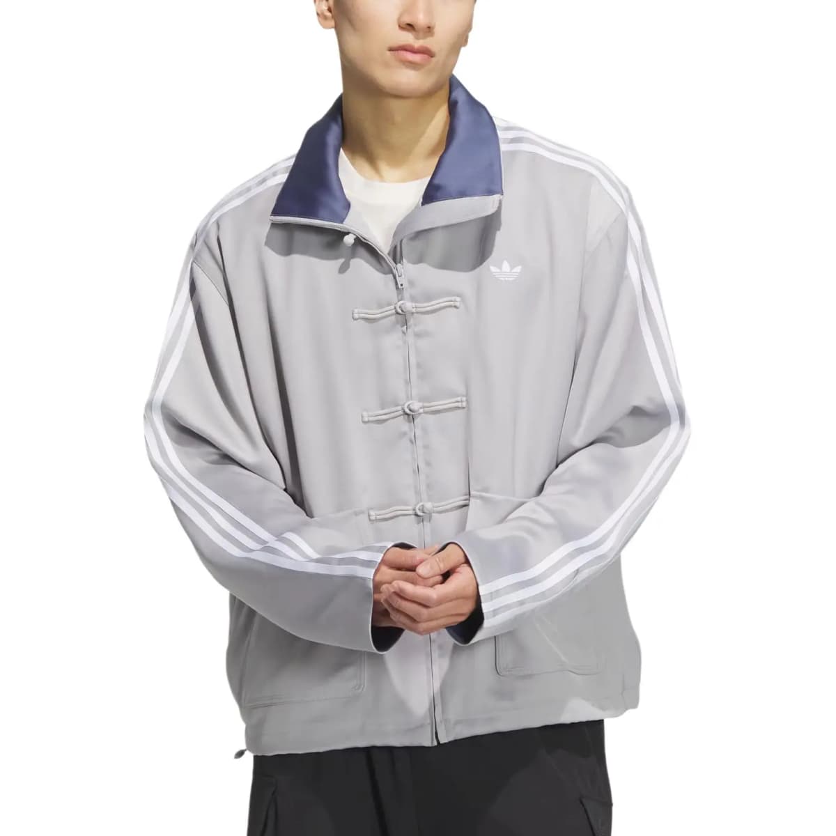 Adidas Originals Jackets Unisex Light Gray 4