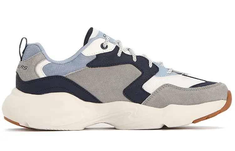 Skechers Kişi İdman Ayaqqabısı Mavi/Boz 2