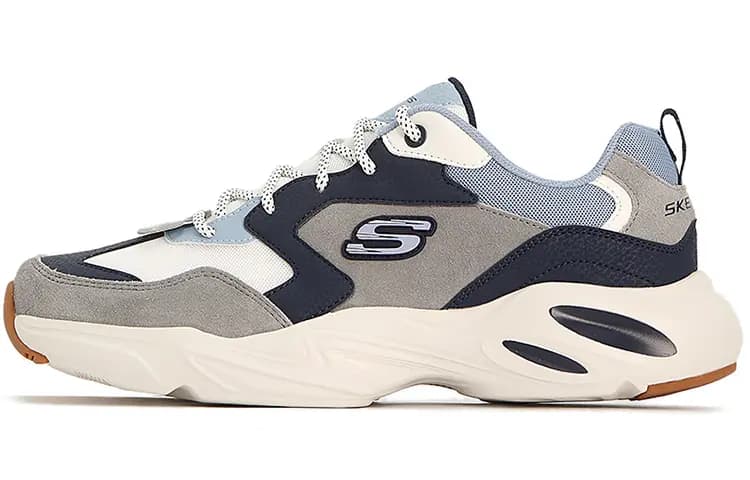Skechers Kişi İdman Ayaqqabısı Mavi/Boz