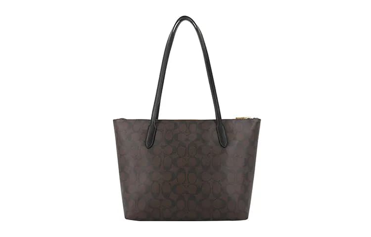COACH PVC Tote Çanta Qadınlar üçün Tünd Qəhvəyi 3
