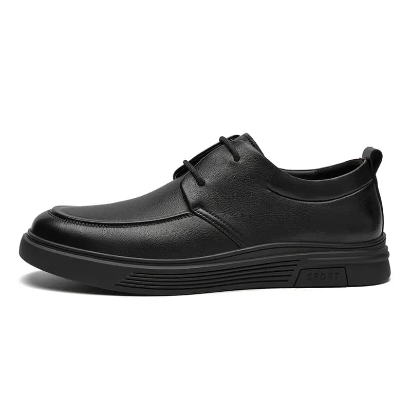 [Couple Gift] AOKANG Cow Leather Business Versatile Breathable Lace-Up Simple Dress Shoes Men's 2