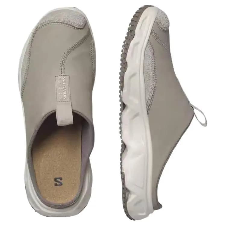 SALOMON Abrasion-Resistant Slip-Resistant Wrap-toe Slippers Unisex Khaki 3