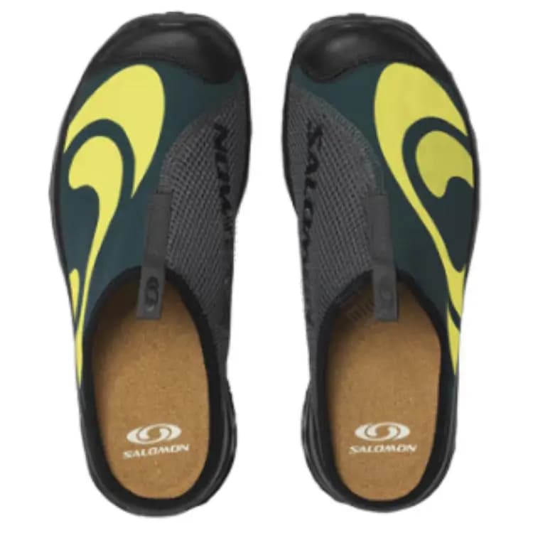 SALOMON RX Slide 3.0 SEASONAL Soft Comfortable Anti-Friction Slip-Resistant Toe-Covered Sandals Unisex Green 3