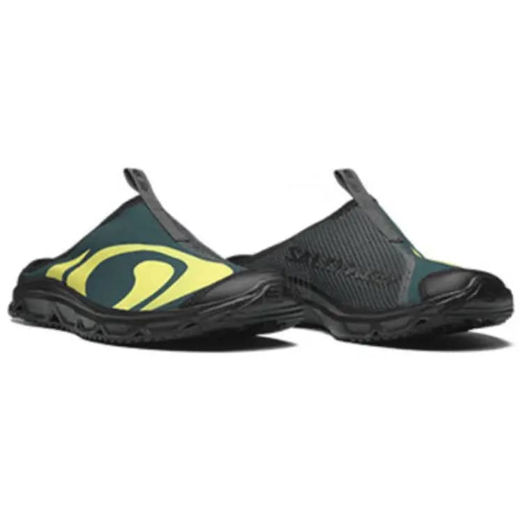 SALOMON RX Slide 3.0 SEASONAL Soft Comfortable Anti-Friction Slip-Resistant Toe-Covered Sandals Unisex Green 2