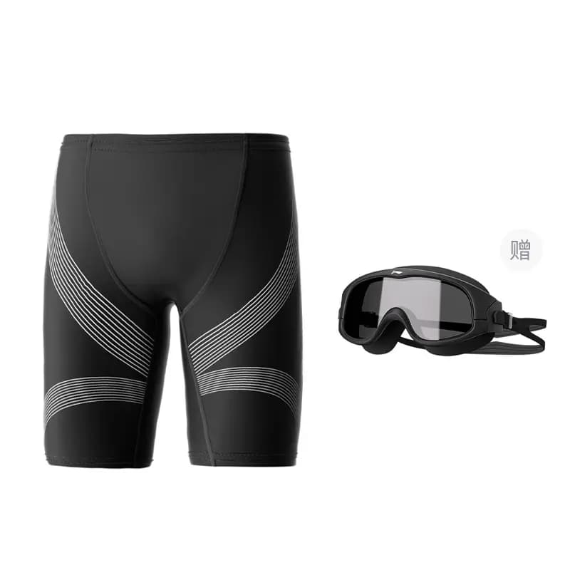 LiNing Chlorine-Resistant Soft Comfortable Fabric Stretch Beach Shorts Men's Comes With Gift 2