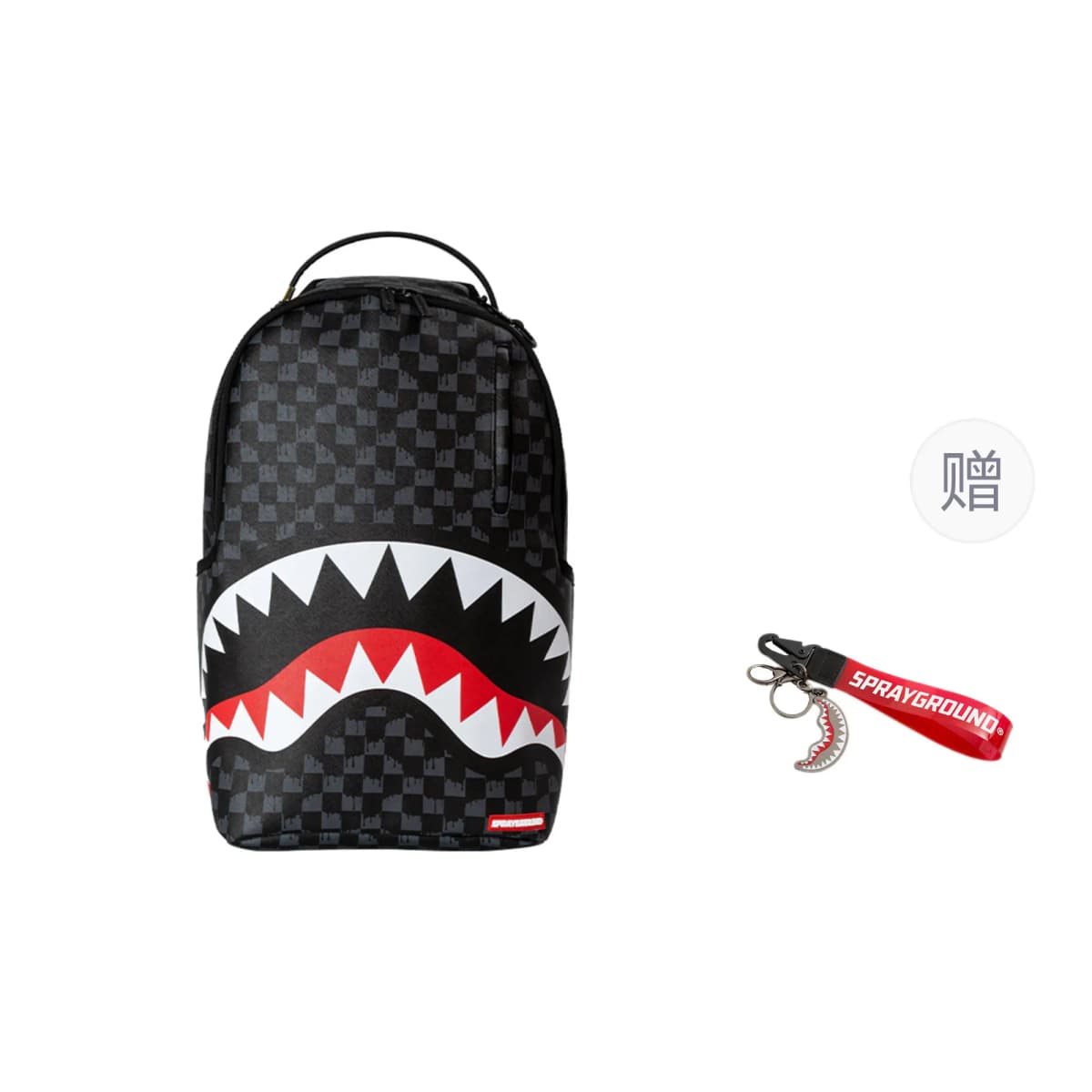 SPRAYGROUND Monogram PVC Bel Çantası Unisex Qara 11