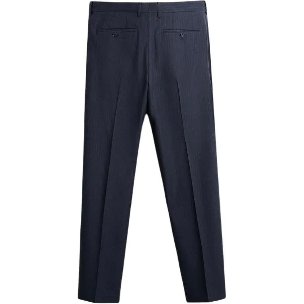 ZARA Slim Fit Kişi Kostyum Şalvarı Mavi 2