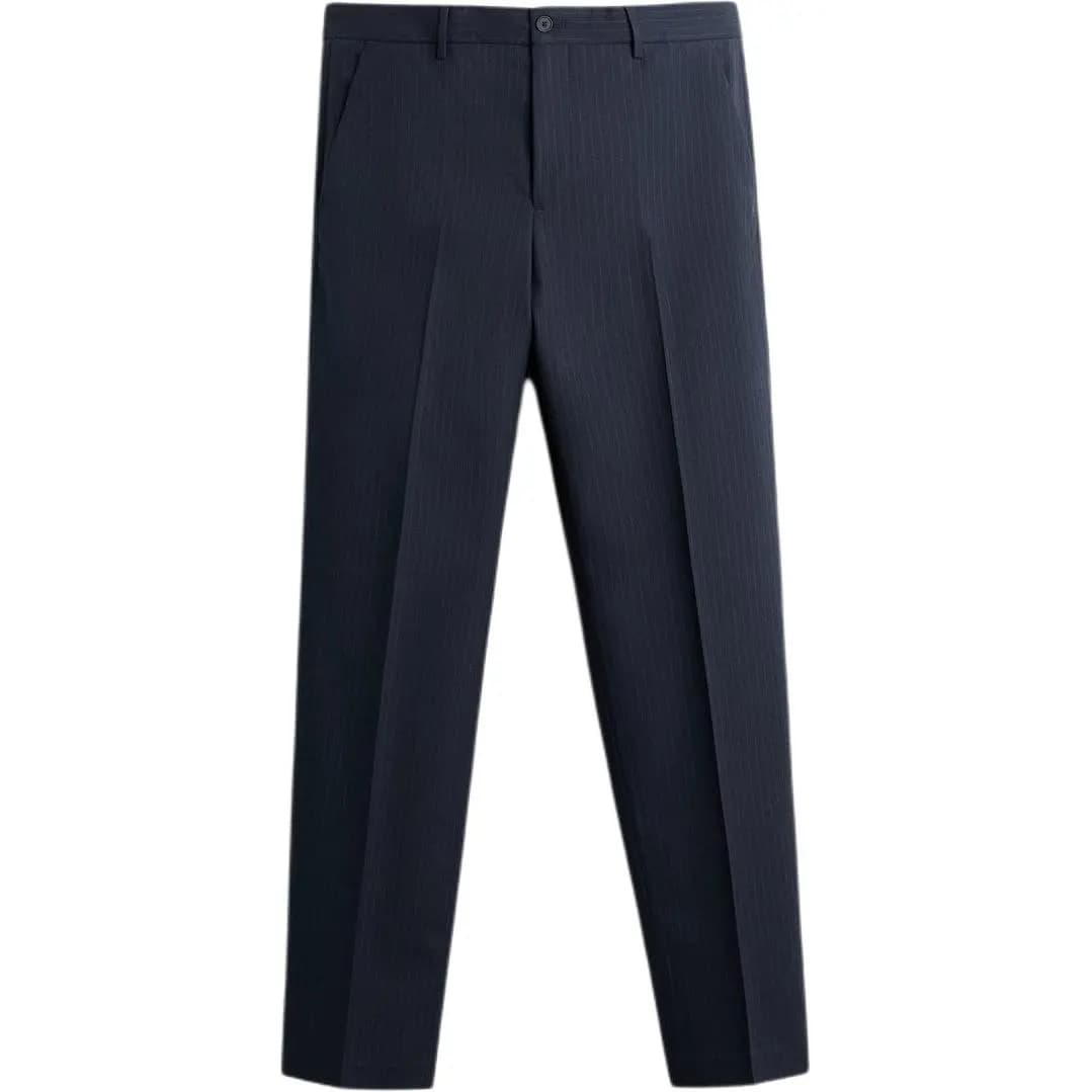 ZARA Slim Fit Kişi Kostyum Şalvarı Mavi
