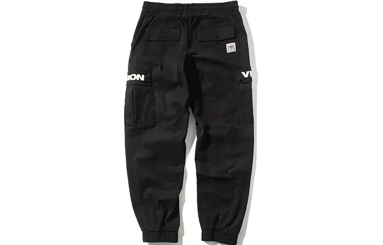 Vision Street Wear Unisex Kargo Şalvar Qara 2