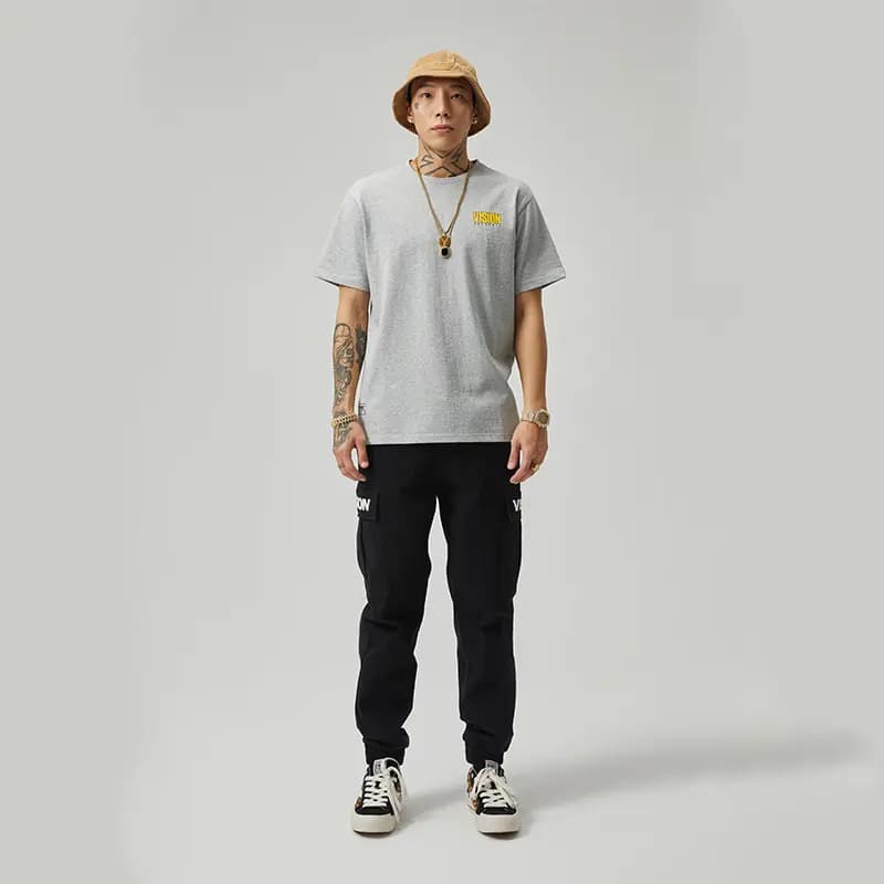 Vision Street Wear Unisex Kargo Şalvar Qara 3