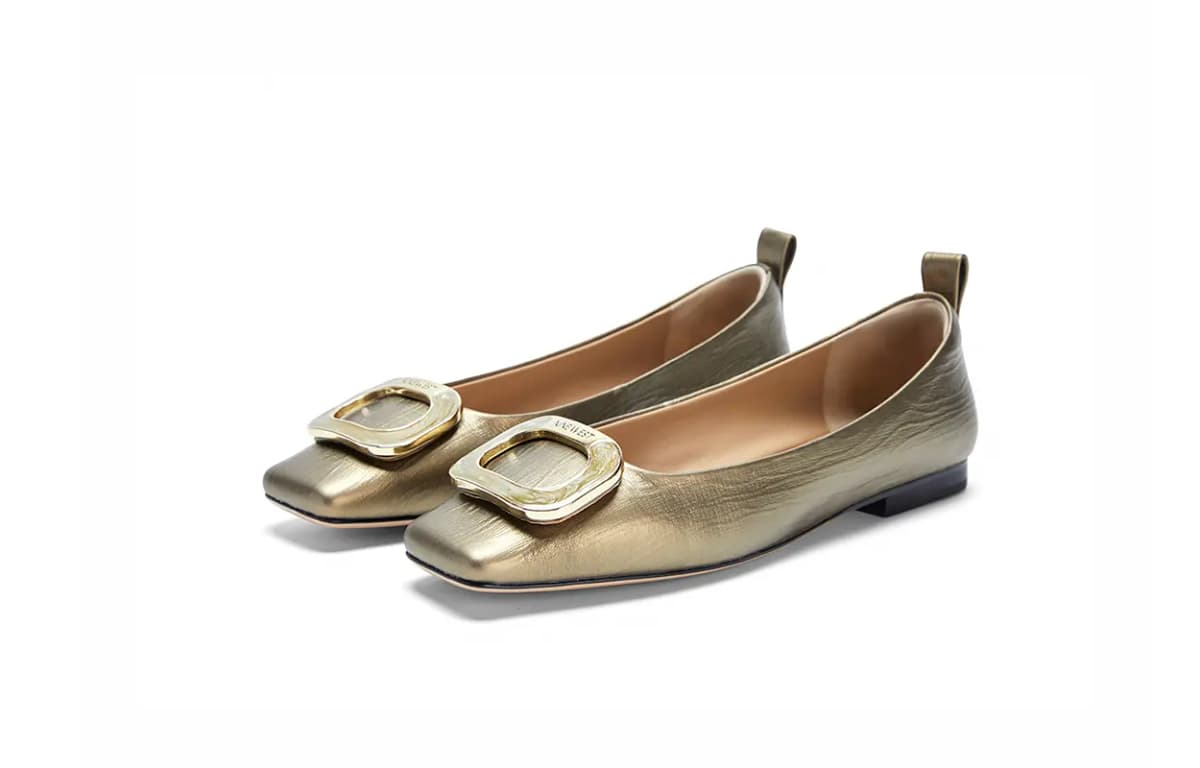NINE WEST Leather Fashion Versatile Women's Casual Shoes Women's 3