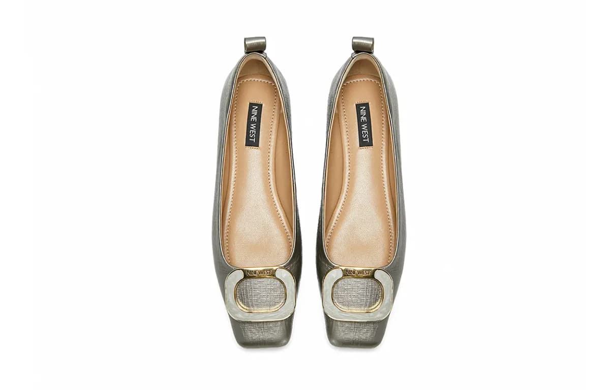NINE WEST Leather Fashion Versatile Women's Casual Shoes Women's 14