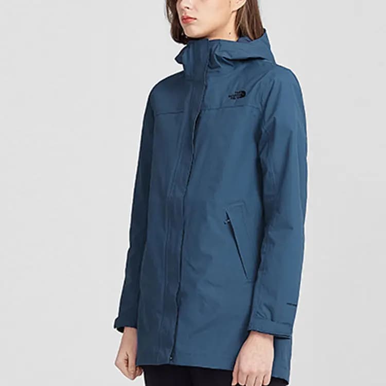 THE NORTH FACE City Outdoor Windbreaker Qadın Pencəyi Mavi 7