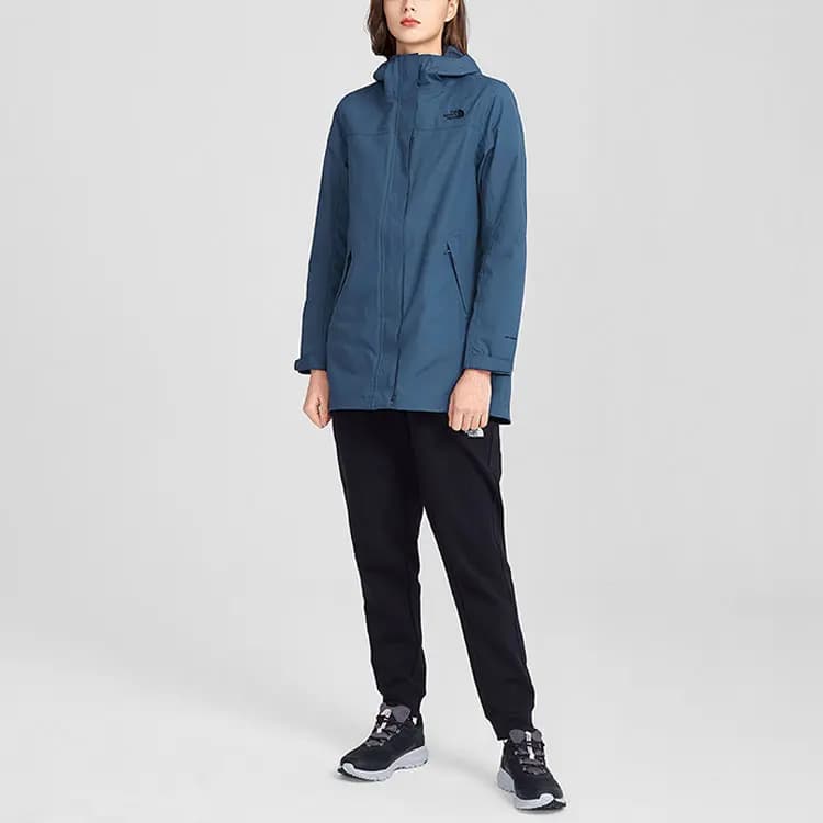 THE NORTH FACE City Outdoor Windbreaker Qadın Pencəyi Mavi 4