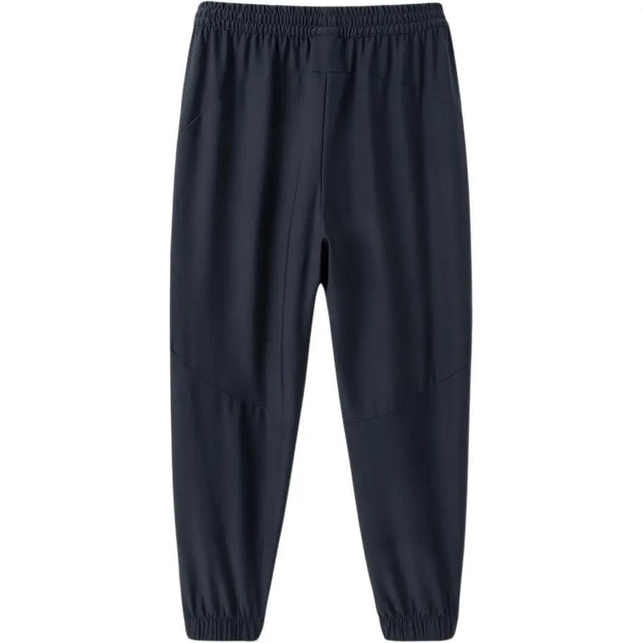 Youth Asics Mid-Rise Versatile Comfortable Breathable Knit Sweatpants Navy 2