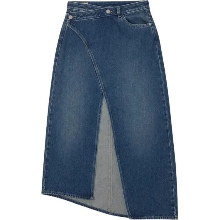 Levis Denim Qadın Uzun Ətəyi Tünd Göy