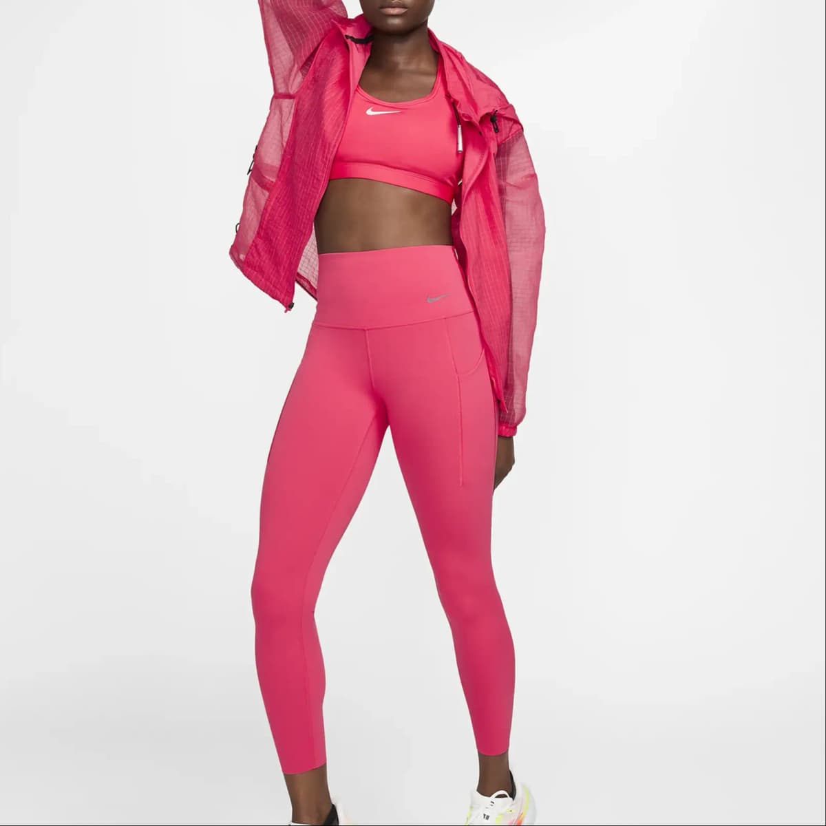 Nike Universa Qadın Legginsi Çəhrayı 3