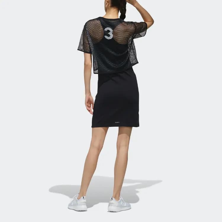 adidas neo Mesh Qadın Donu Qara 4