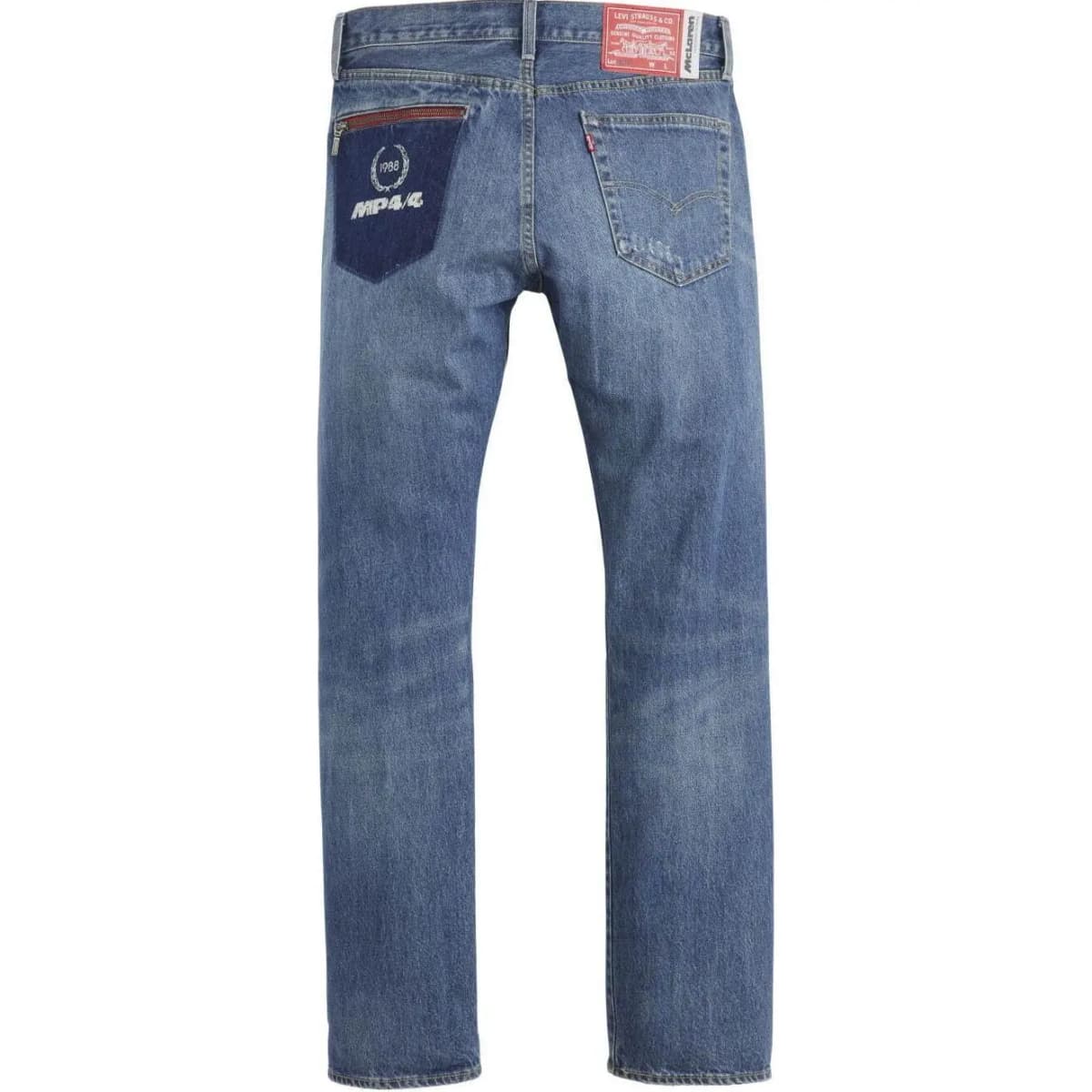 Levi's x McLaren Racing Team SS24 cins şalvar Açıq Mavi 2
