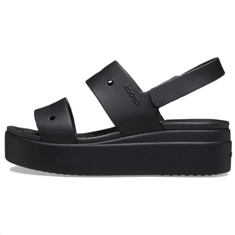 Crocs Brooklyn Qadın Çimərlik Sandalı Qara