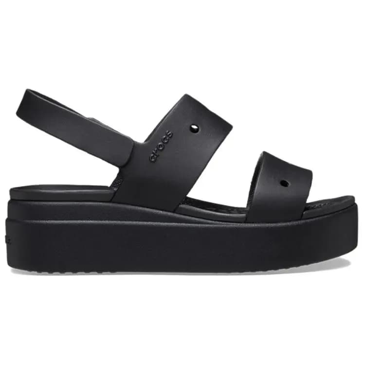Crocs Brooklyn Beach Sandals Women's Black 2