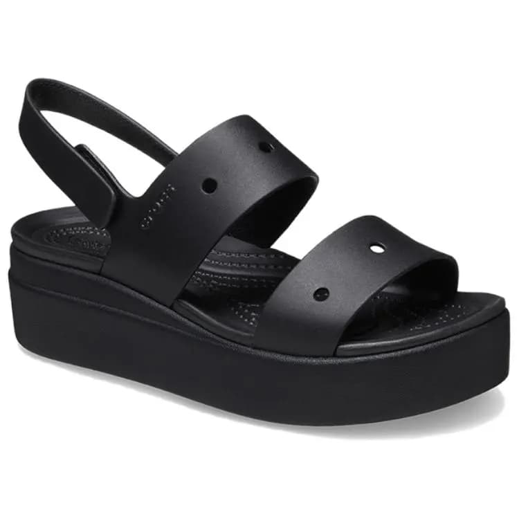 Crocs Brooklyn Beach Sandals Women's Black 4