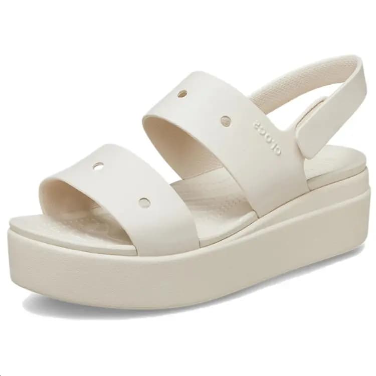 Crocs Qadın Çimərlik Sandalı Ağ/Boz 3