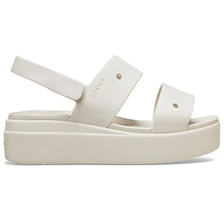 Crocs Qadın Çimərlik Sandalı Ağ/Boz 2