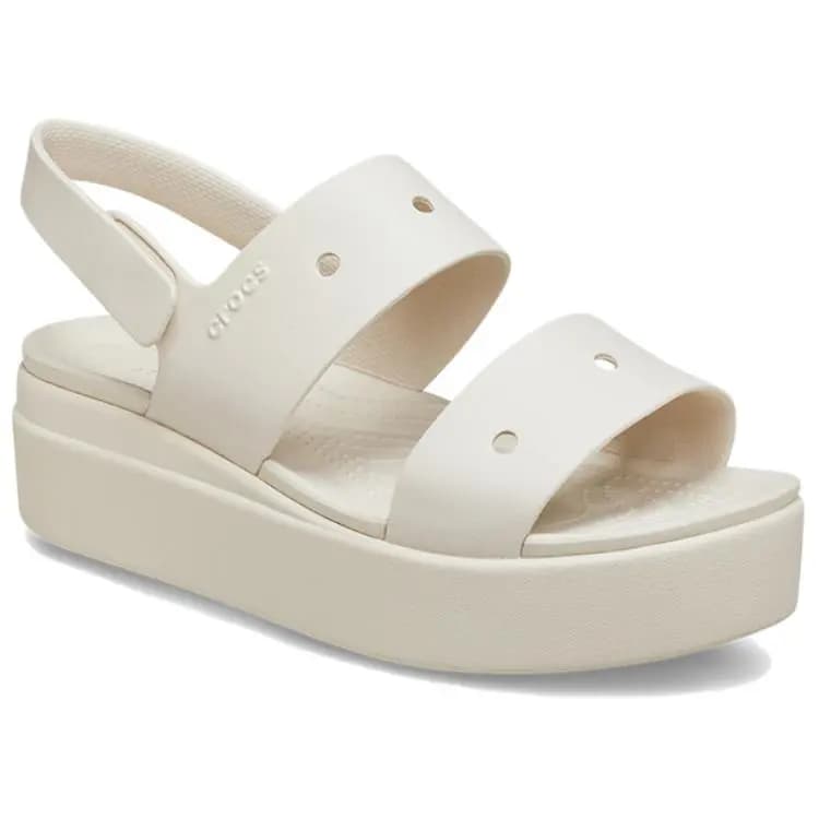 Crocs Qadın Çimərlik Sandalı Ağ/Boz 4