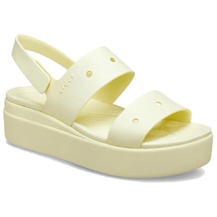 Crocs Brooklyn Çimərlik Sandalı Qadın Sarı 4