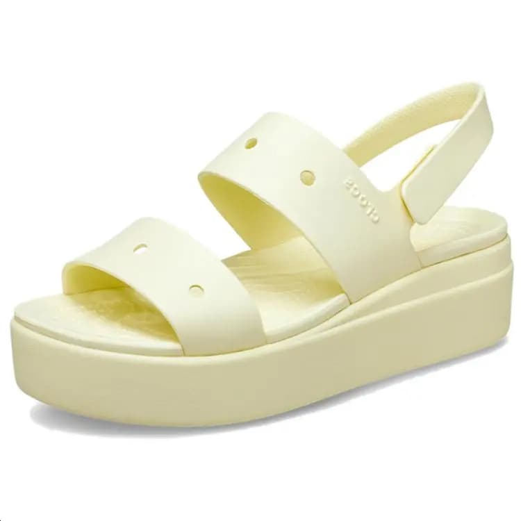 Crocs Brooklyn Çimərlik Sandalı Qadın Sarı 3