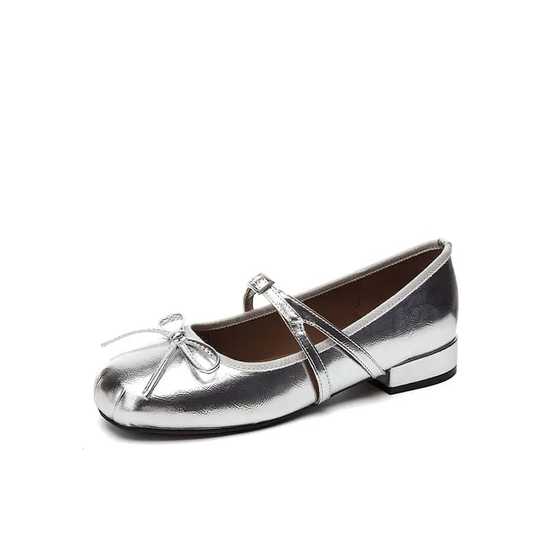 DAPHNE PU Synthetic Leather Round Toe Fashion Breathable Comfortable Slip-Resistant Wear-Resistant Daily Classic Commute Work Simple Elegant Chunky Heel Mary Jane Shoes Women's 5