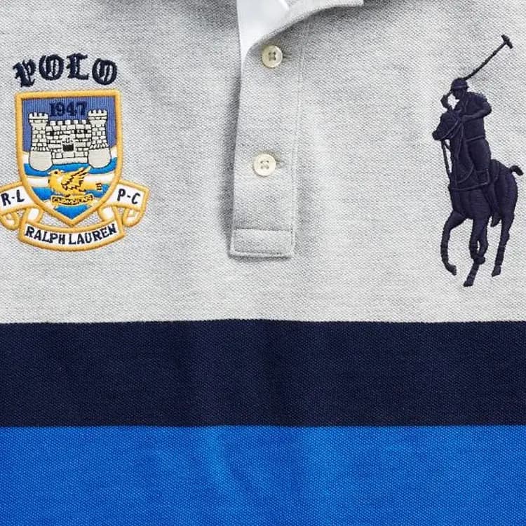 Polo Ralph Lauren Kişi Polo Köynəyi Boz 5