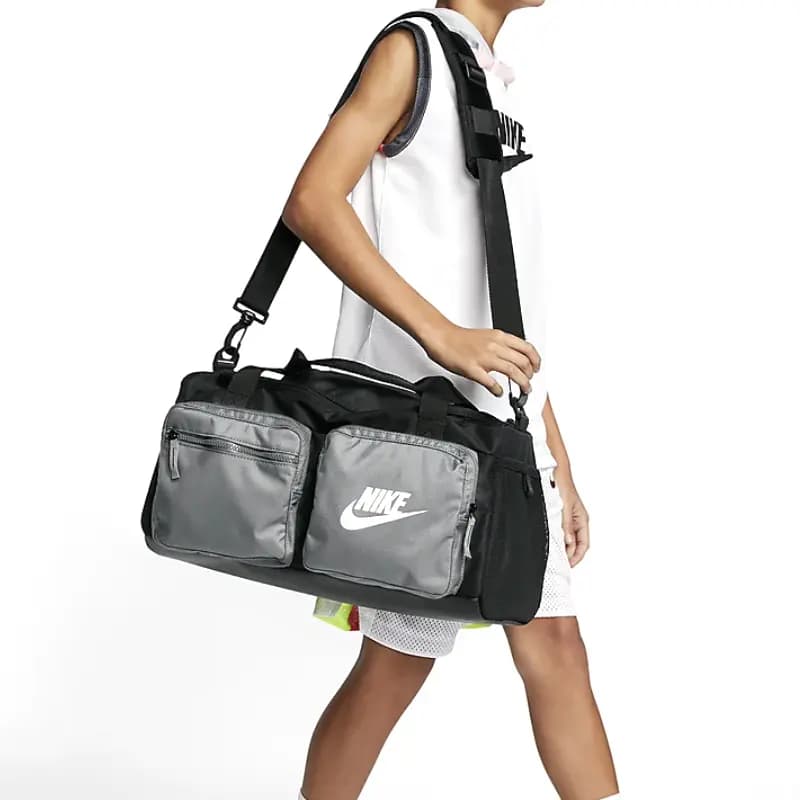 Nike İdman və Səyahət Çantası Unisex Qara/Boz 5