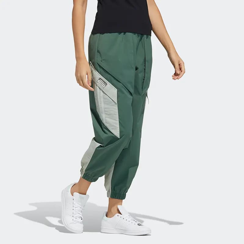Adidas Originals Qadın Kargo Şalvar Yaşıl 4