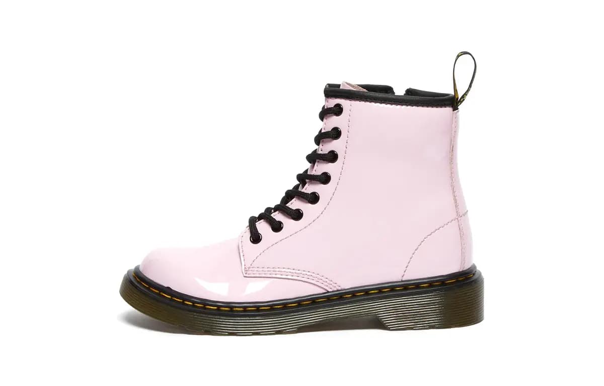 Dr. Martens Junior 1460 Zip Uşaq Çəkmələri Açıq Çəhrayı
