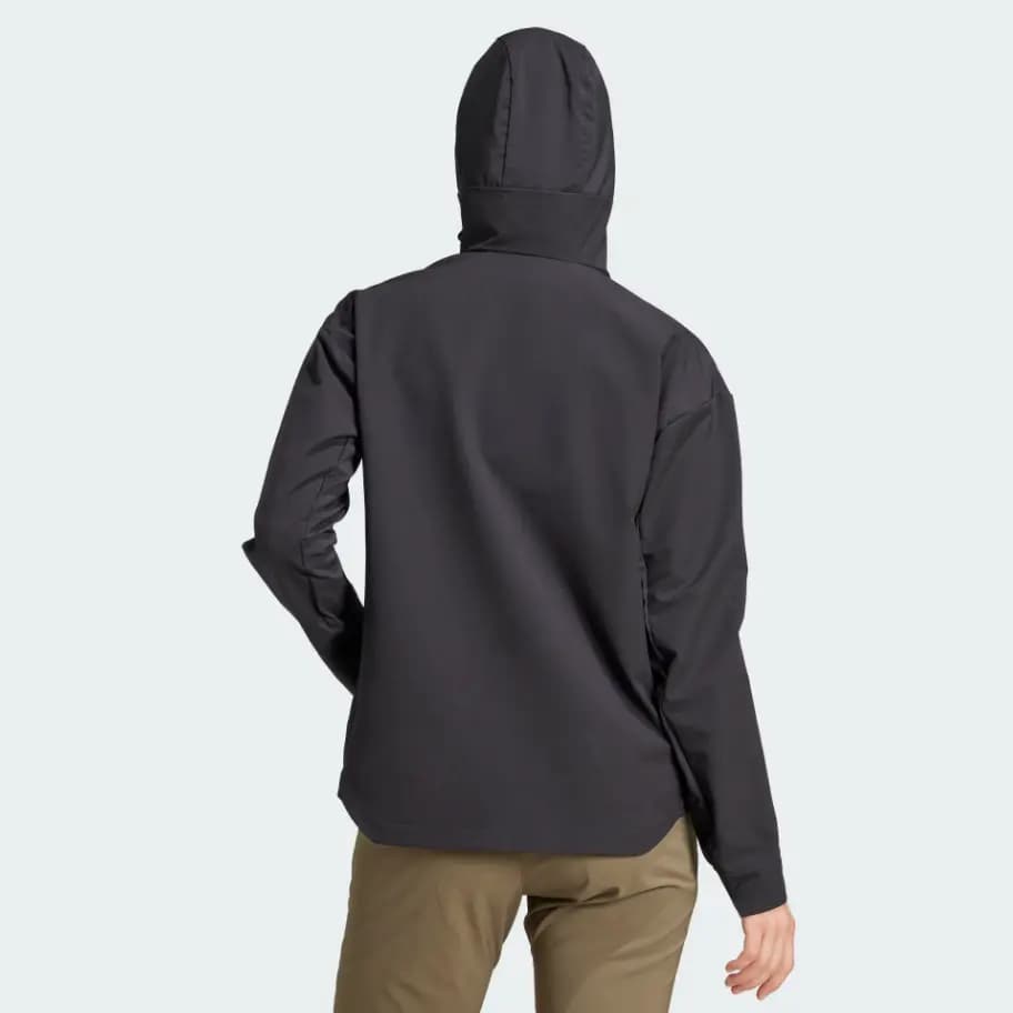 Adidas Outdoor Qadın Küləklik Pencəyi Qara 3