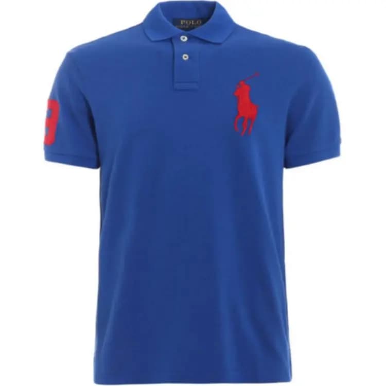 Polo Ralph Lauren Big Pony Kişi Polo Köynəyi Mavi